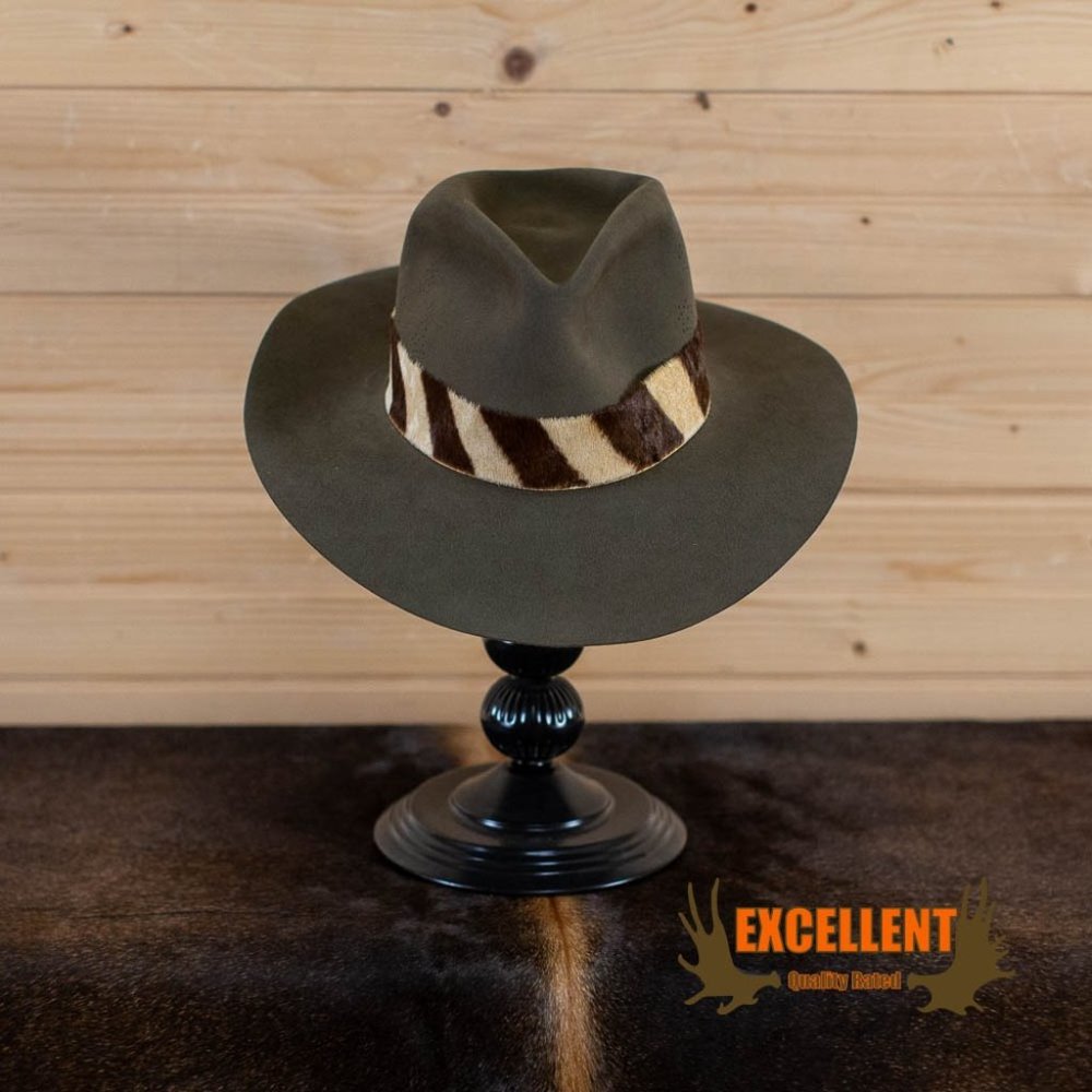 Vintage Rowland Ward, Johannesburg Ventilated Fedora Dorian Safari Hat